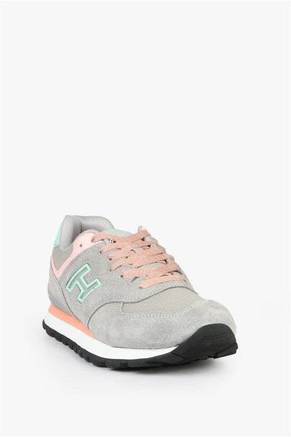 Chile Genuine Leather Grey Salmon Women's Sports Shoes