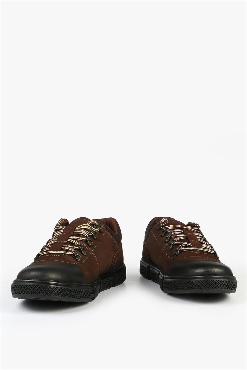 Genuine Leather Brown Men's Shoes