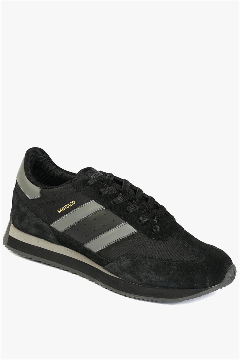 Santiago Black Fume Men's Sports Shoes and Boots