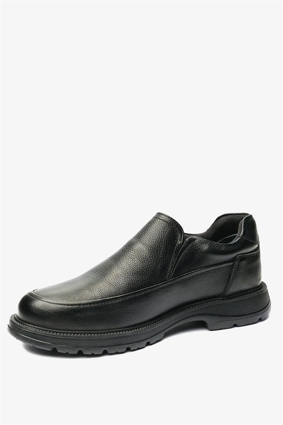 Genuine Leather Black Men's Shoes