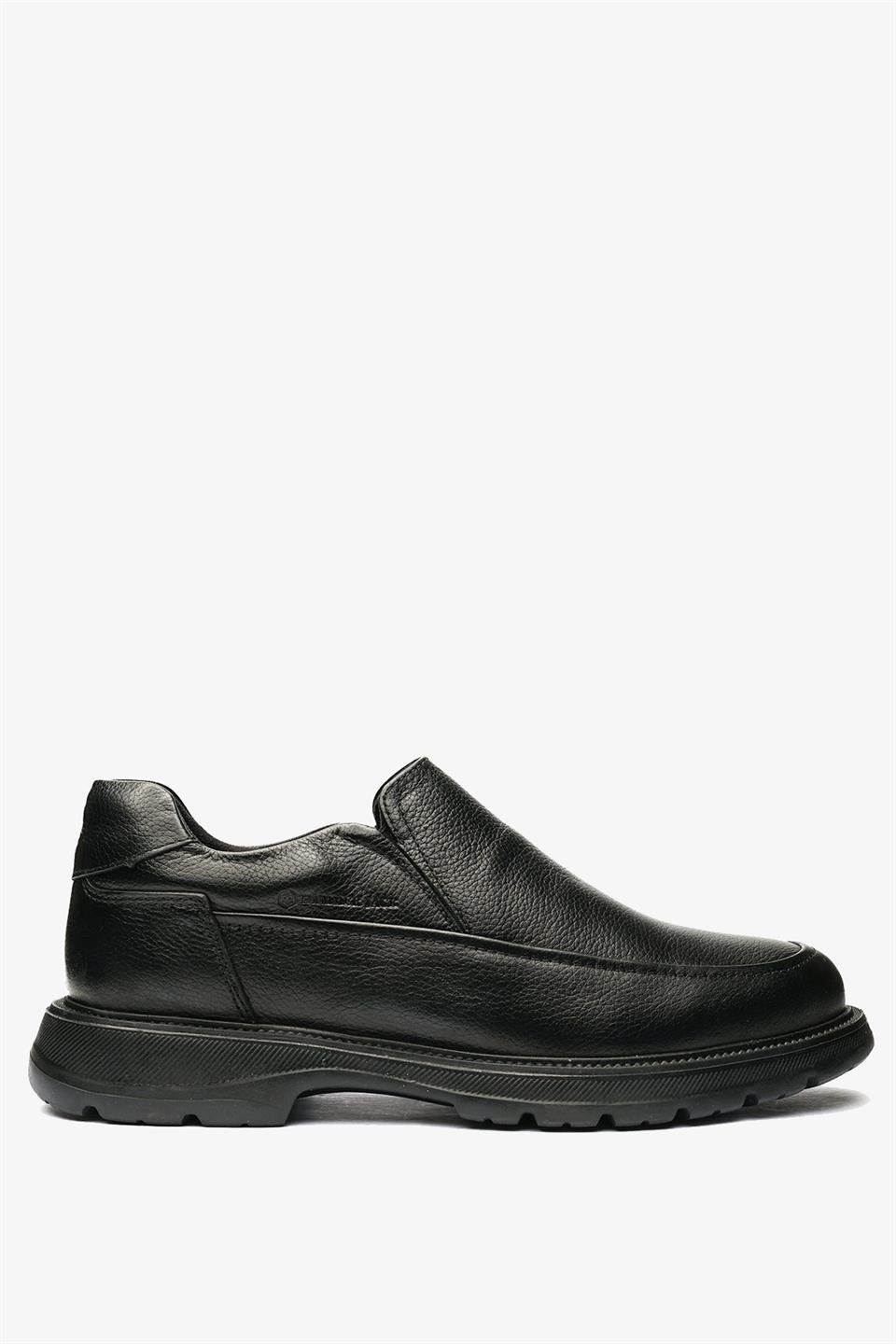 Genuine Leather Black Men's Shoes