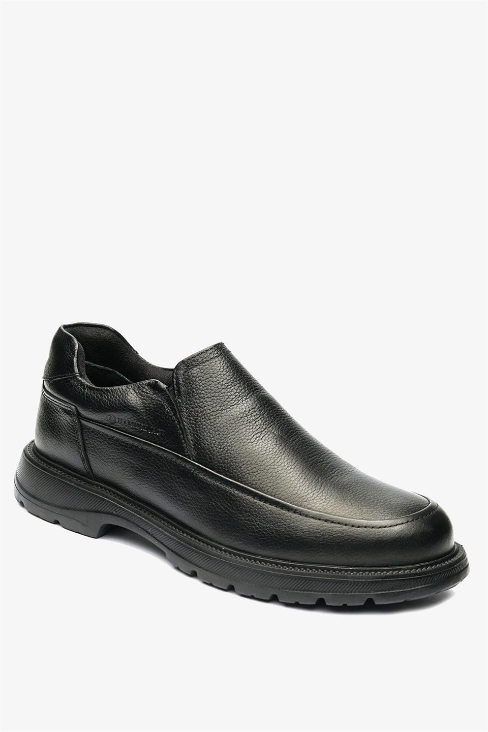 Genuine Leather Black Men's Shoes