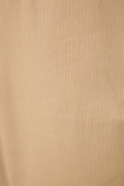 Beige Standard Fit woven lightweight elastic Chino Men's trousers - 82177