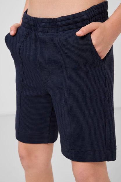 Cotton soft-weave Standard Fit Basic Shorts - 11289