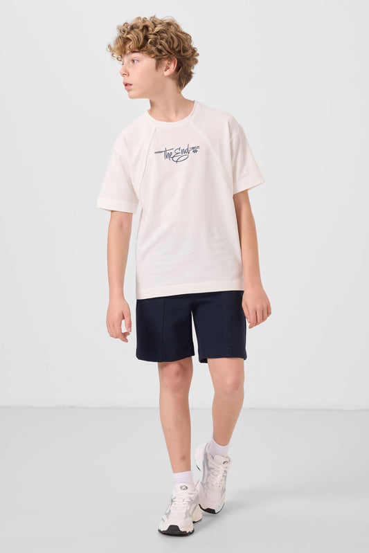 Cotton soft-weave Standard Fit Basic Shorts - 11289