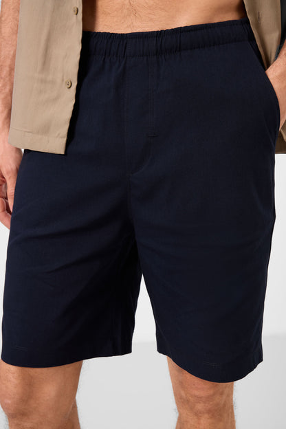Standard Fit Weaving Lightweight Flexible Chino Men's Shorts - 81291