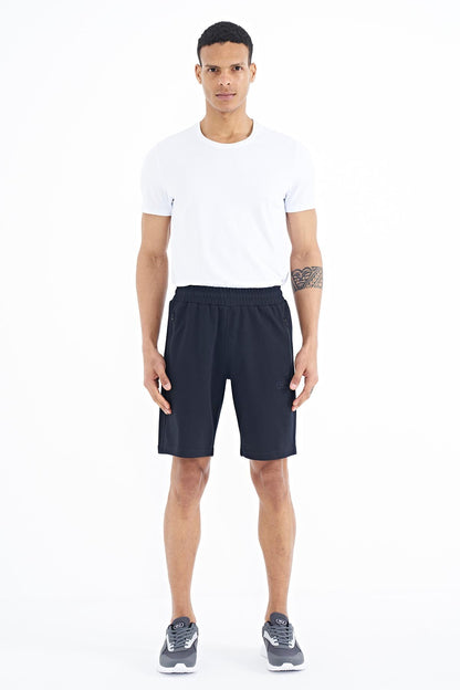 Ryan Navy Blue Standard Fit Men's Shorts - 81239