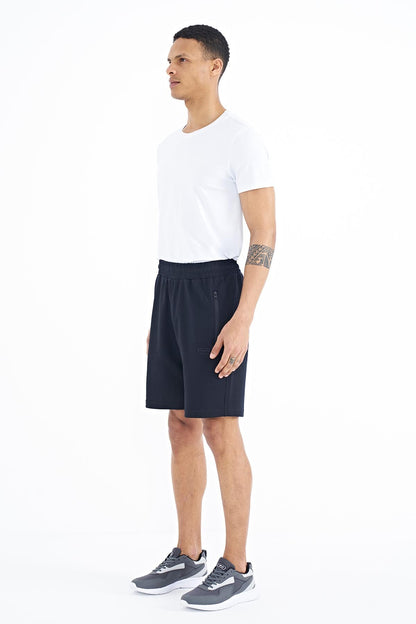 Ryan Navy Blue Standard Fit Men's Shorts - 81239