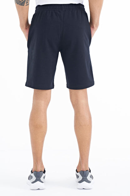 Ryan Navy Blue Standard Fit Men's Shorts - 81239