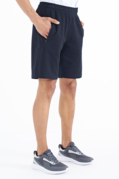 Ryan Navy Blue Standard Fit Men's Shorts - 81239