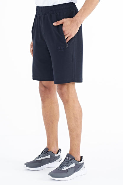 Ryan Navy Blue Standard Fit Men's Shorts - 81239