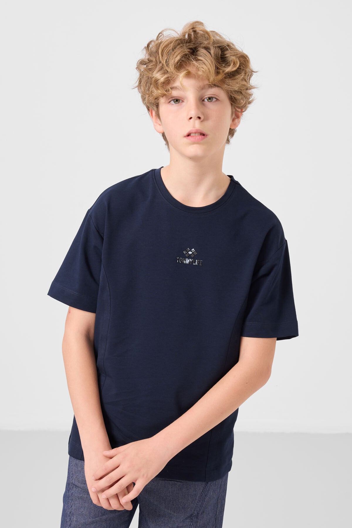 Nacy-Coat Cotton Oversize Fit Weaving Lightweight Flexible Chino Boy Shorts Set - 11276
