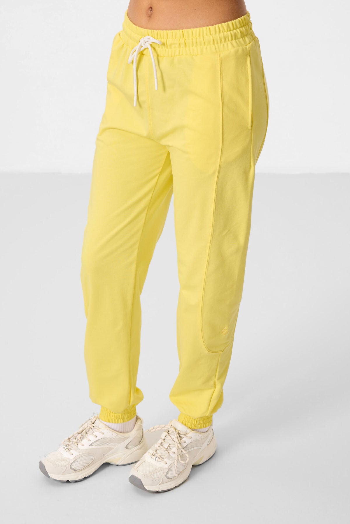 Lemon O Collar Basic Oversize Women's Tracksuit Tunic Set - 95347
