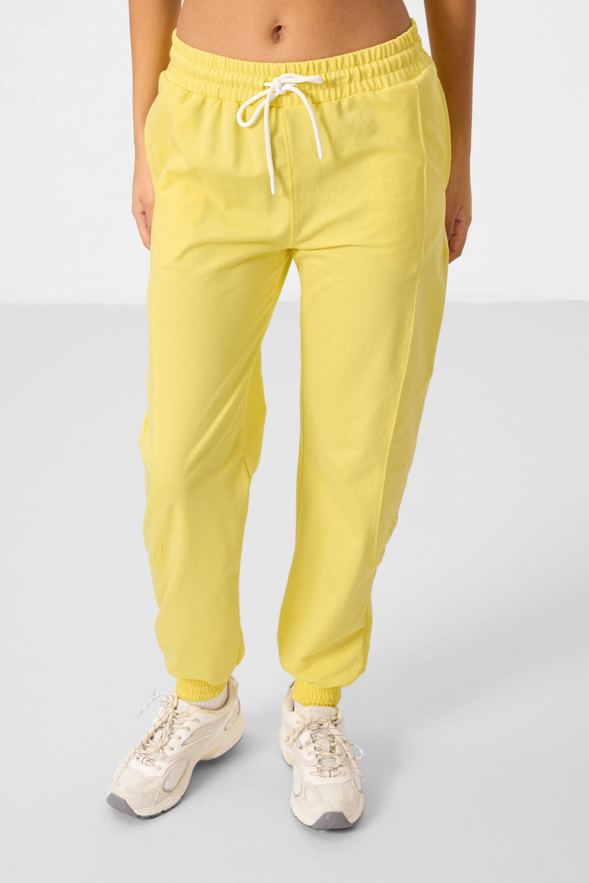 Lemon O Collar Basic Oversize Women's Tracksuit Tunic Set - 95347