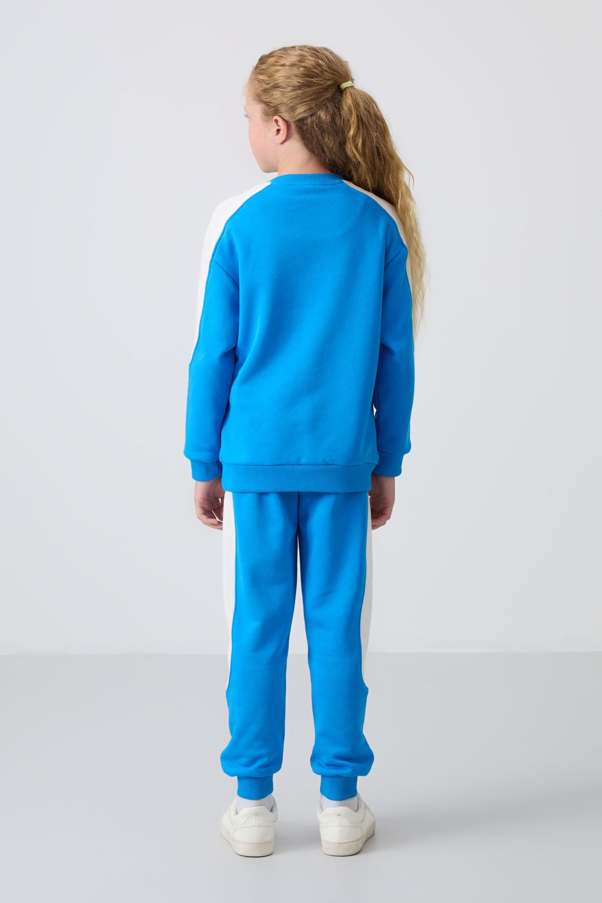 Mavi Cotton Fleece-Lined Soft Textured Standard Fit Printed Girls' Tracksuit Set - 75170