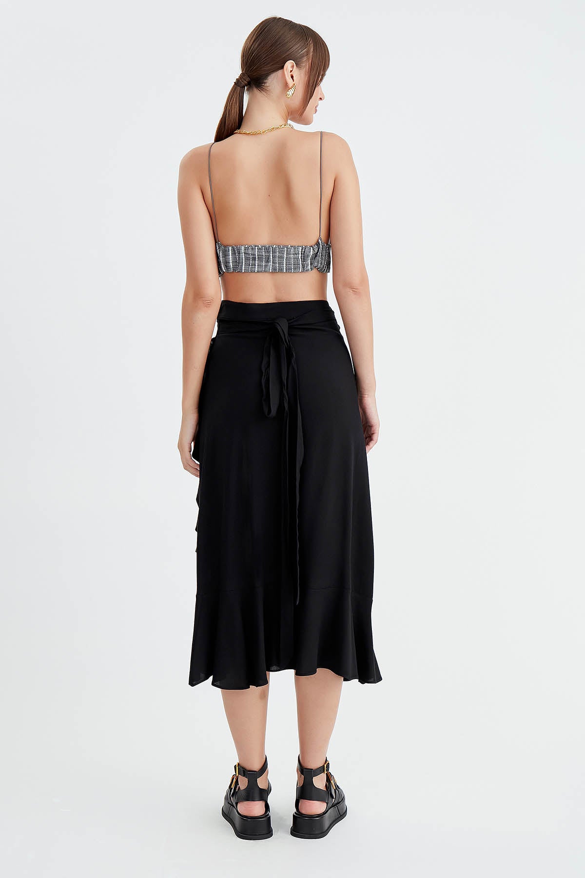 SKIRT WITH MIDI HEIGHT