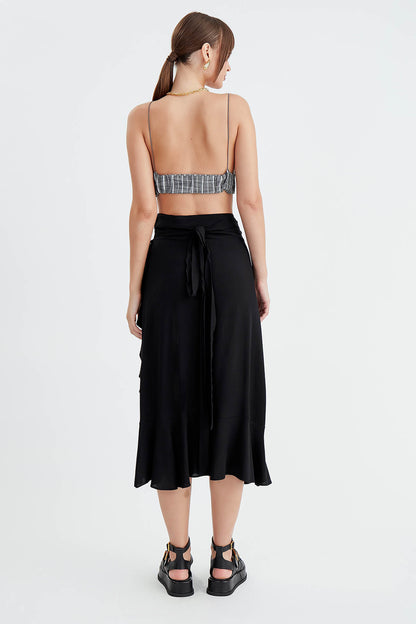 SKIRT WITH MIDI HEIGHT