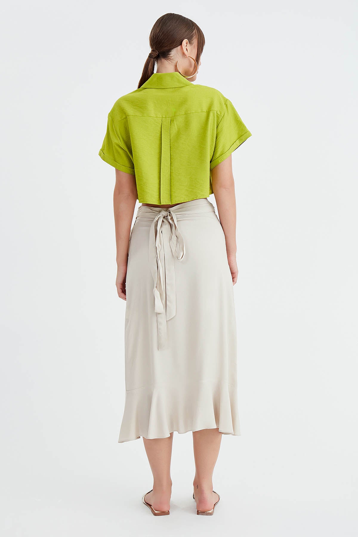 SKIRT WITH MIDI HEIGHT