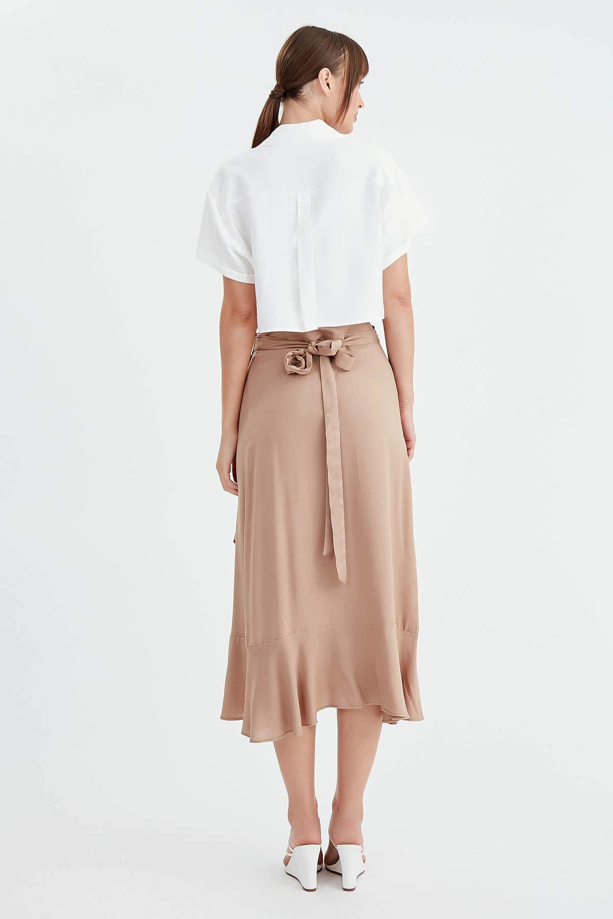 SKIRT WITH MIDI HEIGHT