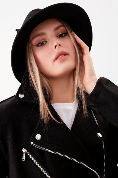SHOULDER APOLET DETAILED ARCHED PLATE JACKET