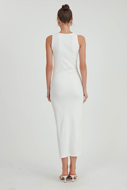 LONG KNITTED DRESS