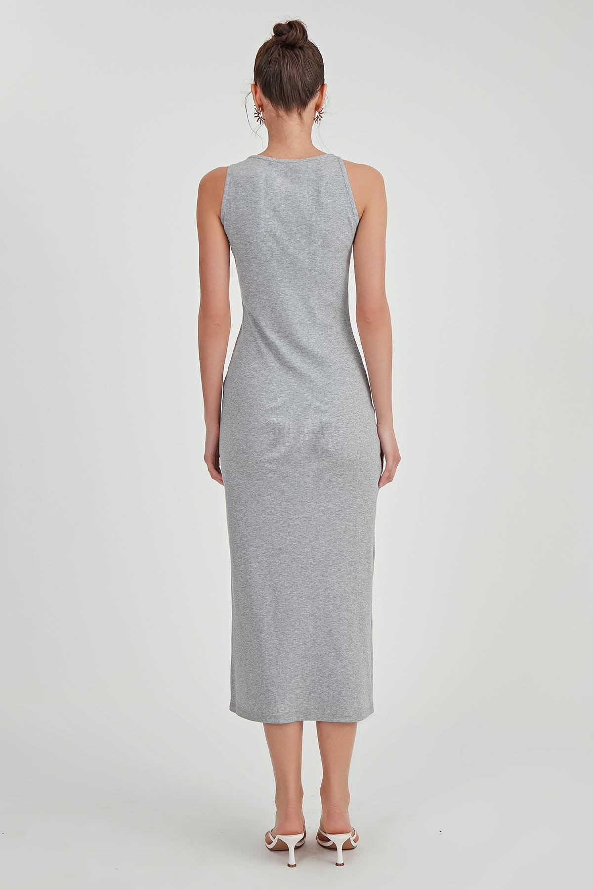LONG KNITTED DRESS