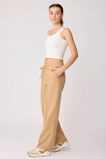 FRONT-STITCHED LOOSE TRACKSUIT TROUSERS