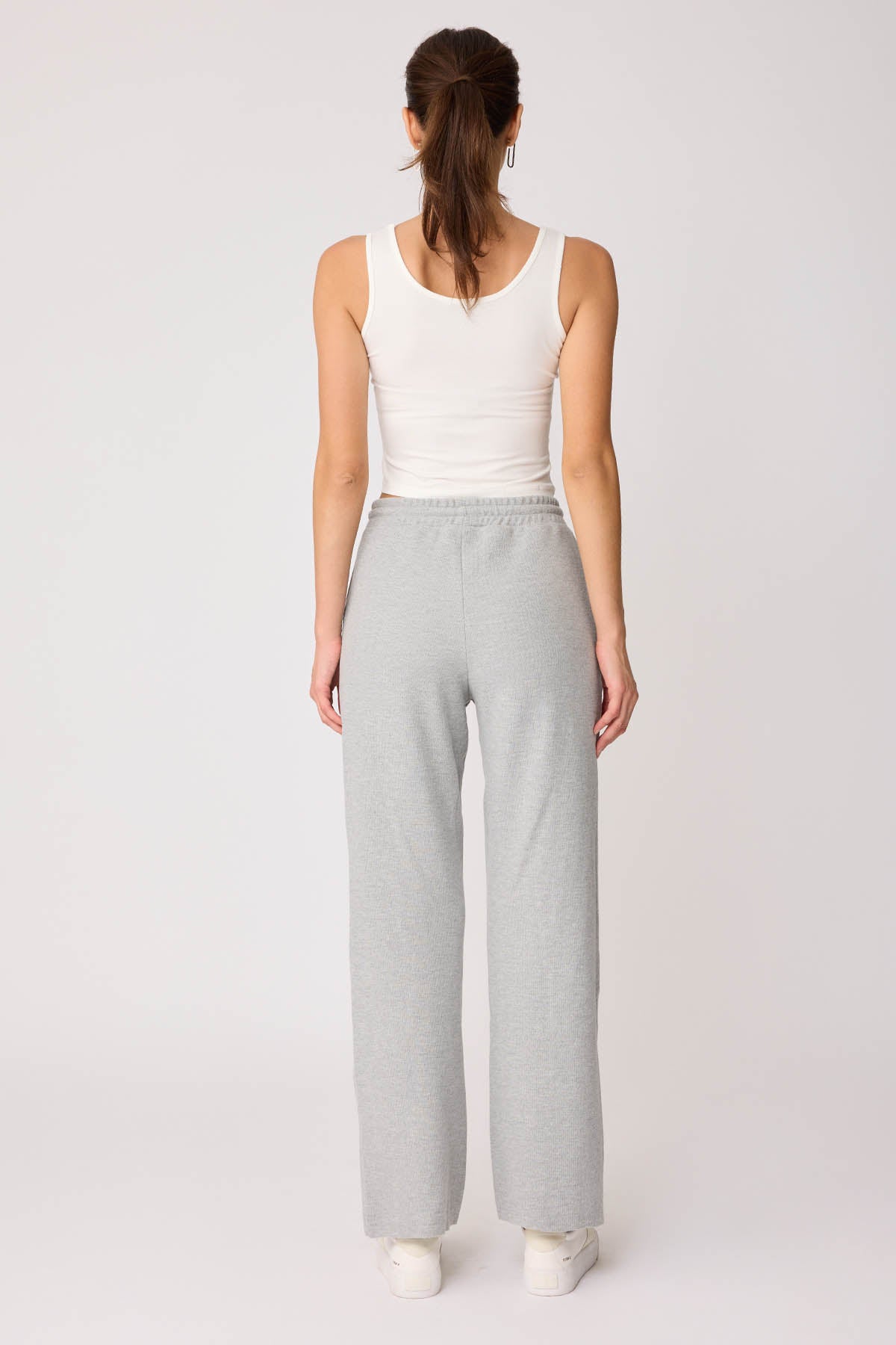 FRONT-STITCHED LOOSE TRACKSUIT TROUSERS