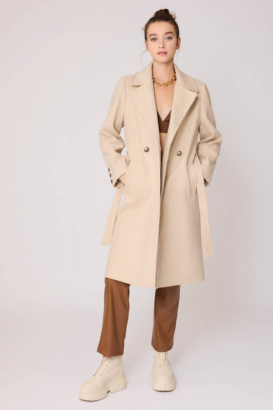 LONG JACKET WITH FRONT BUTTONS