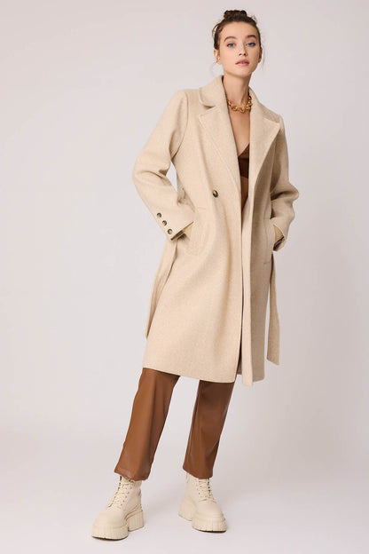 LONG JACKET WITH FRONT BUTTONS
