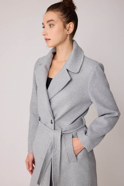 LONG JACKET WITH FRONT BUTTONS