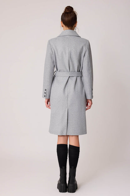 LONG JACKET WITH FRONT BUTTONS