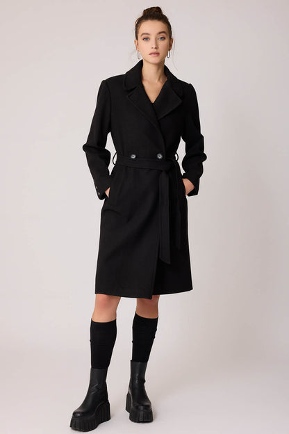 LONG JACKET WITH FRONT BUTTONS