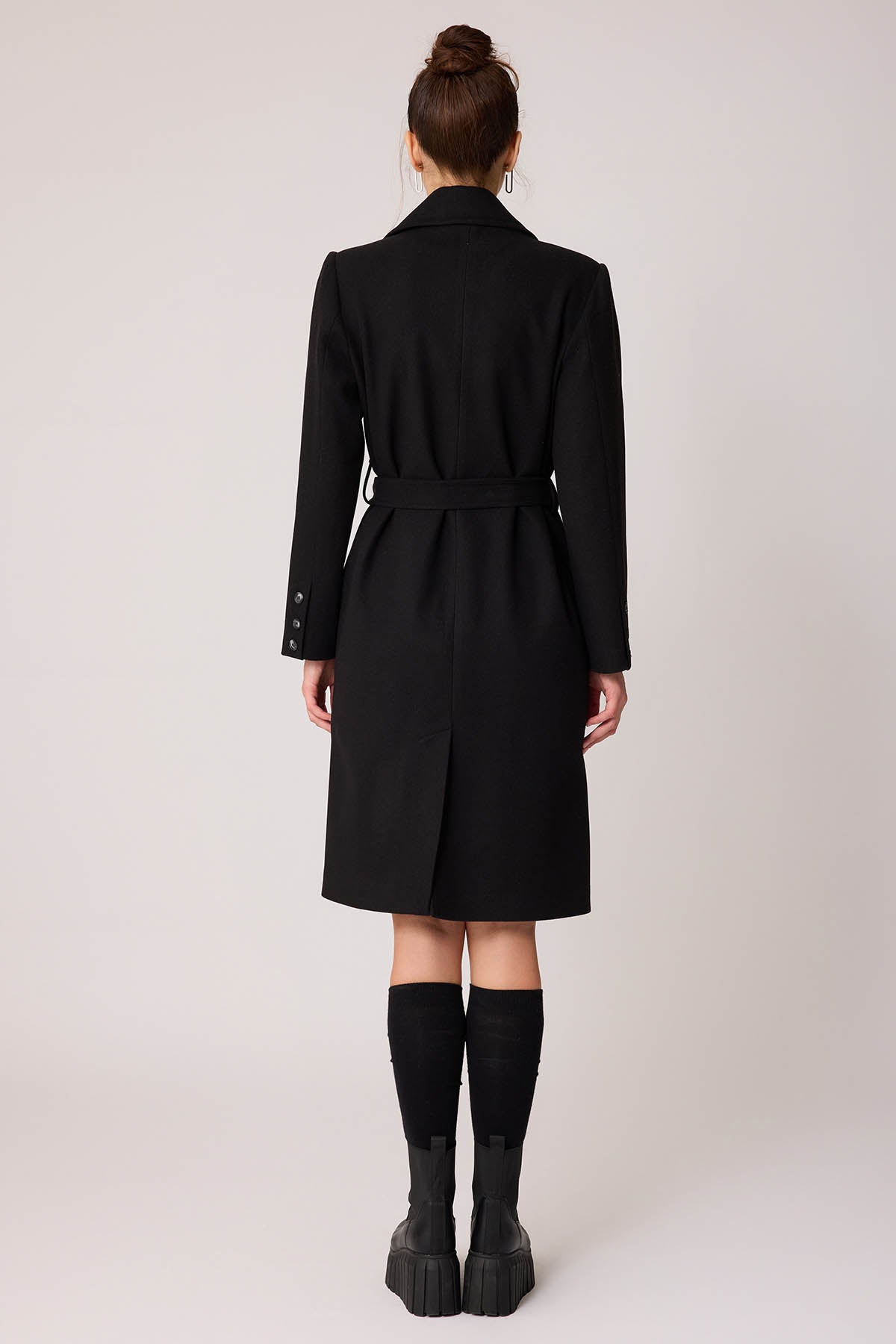 LONG JACKET WITH FRONT BUTTONS
