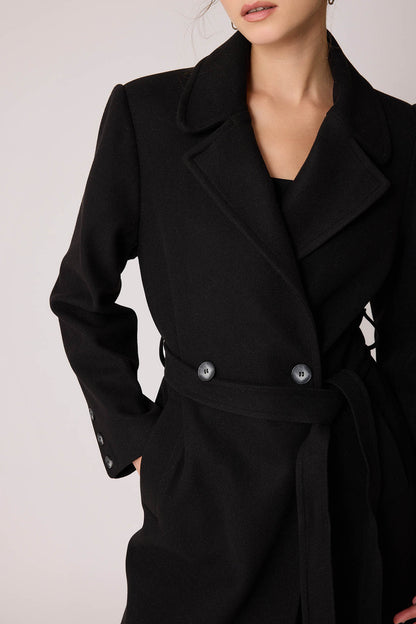 LONG JACKET WITH FRONT BUTTONS