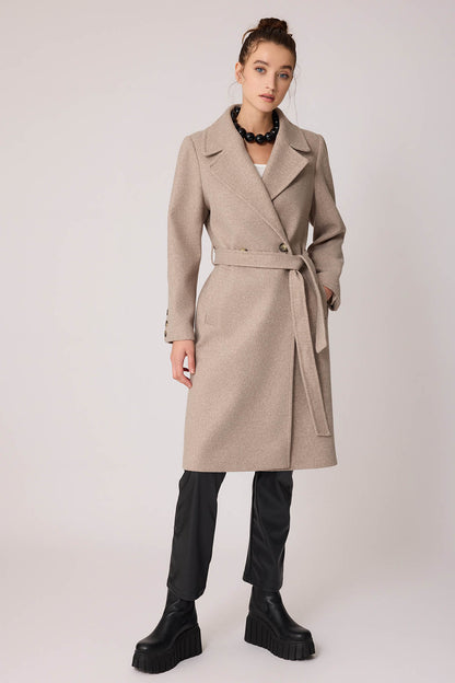 LONG JACKET WITH FRONT BUTTONS