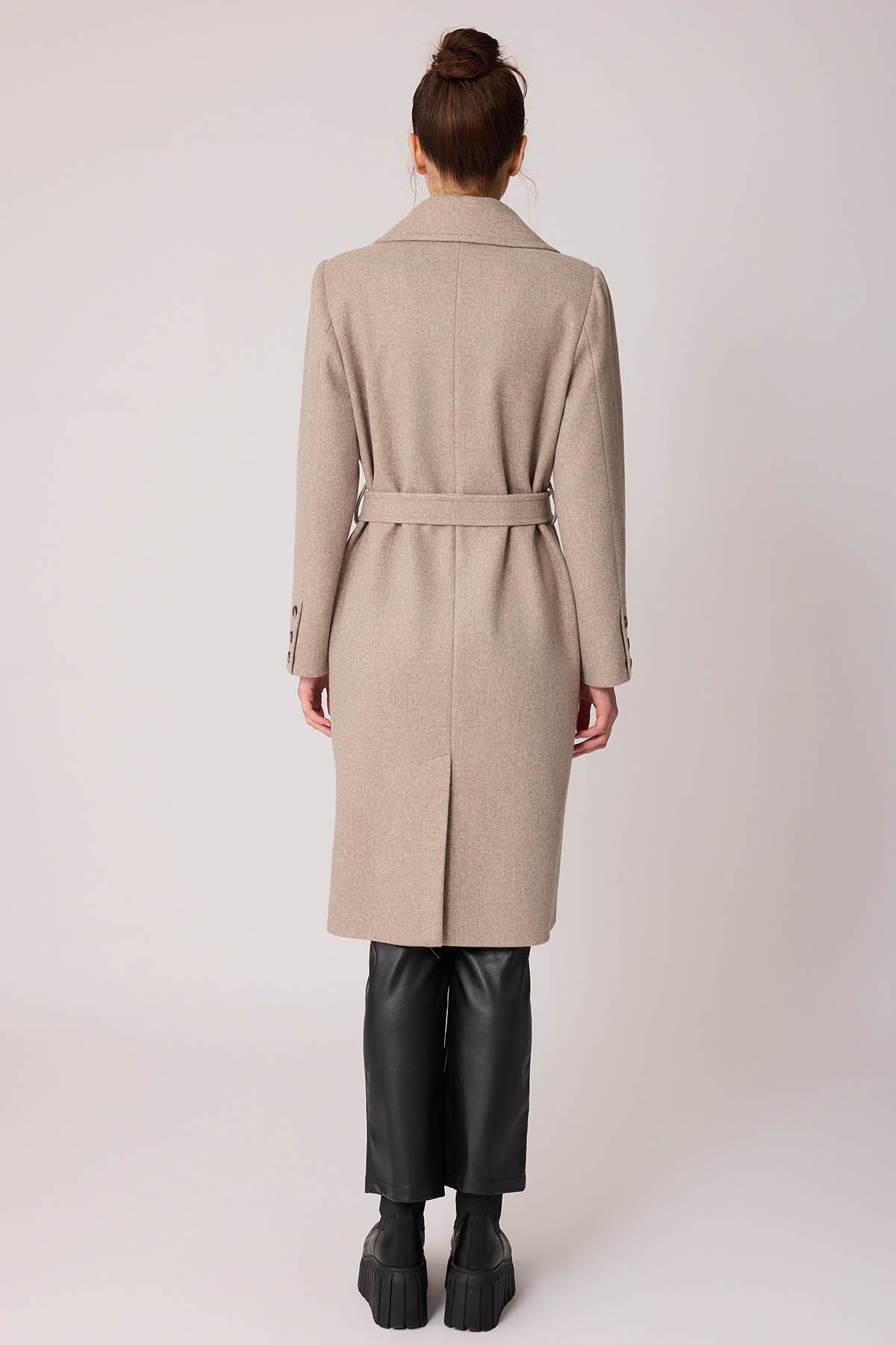 LONG JACKET WITH FRONT BUTTONS