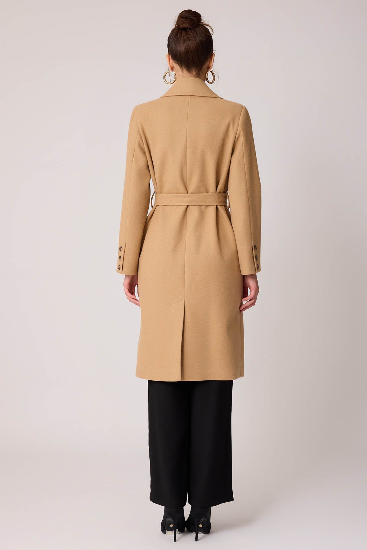 LONG JACKET WITH FRONT BUTTONS