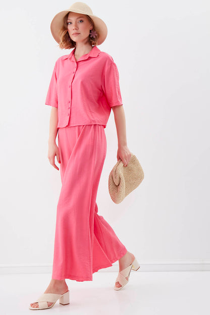 FRONT BUTTON SHORT SLEEVE SHIRT