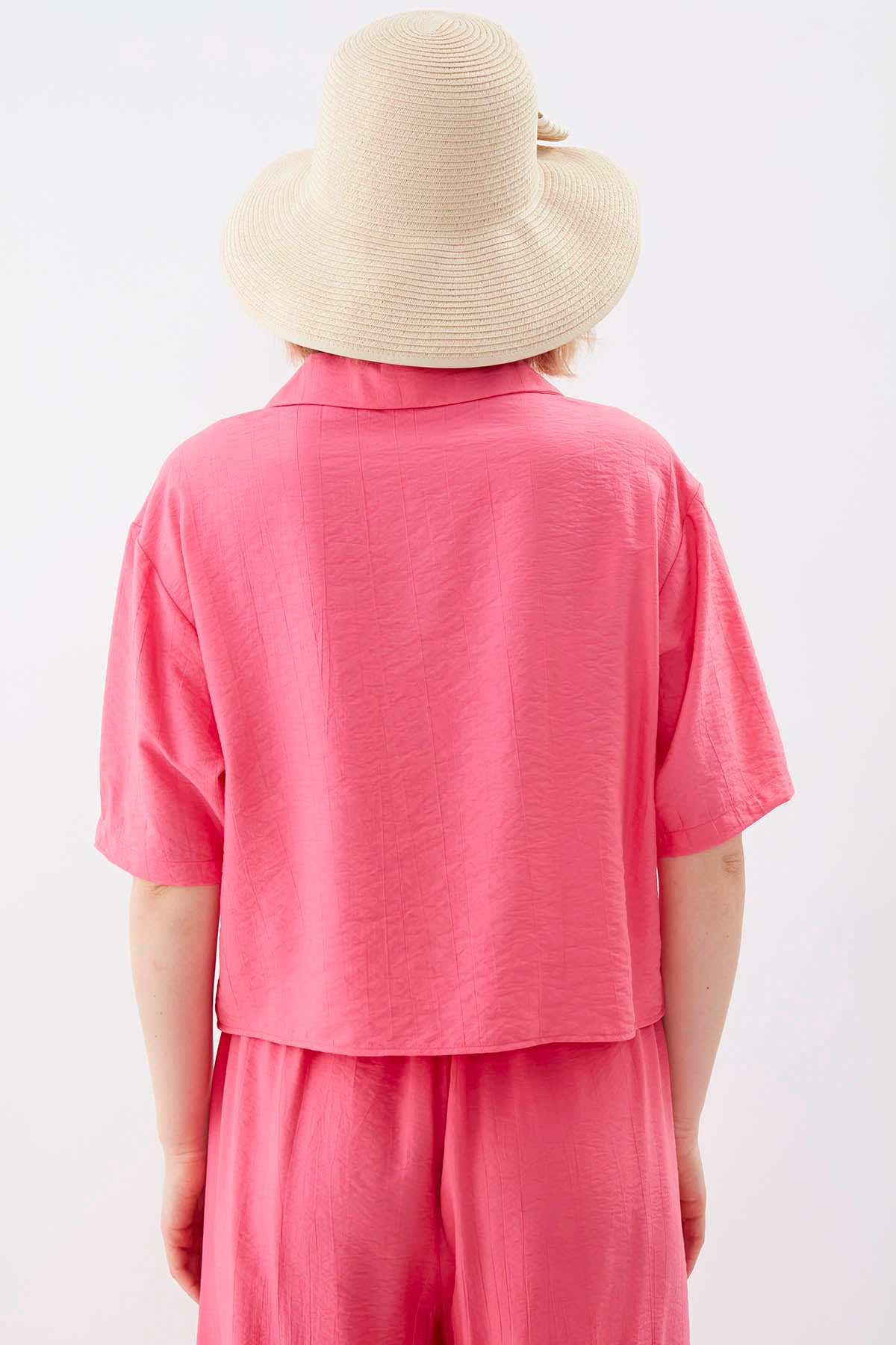 FRONT BUTTON SHORT SLEEVE SHIRT