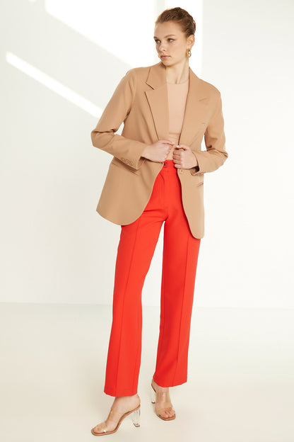 ONE BUTTON UP FRONT BLAZER JACKET