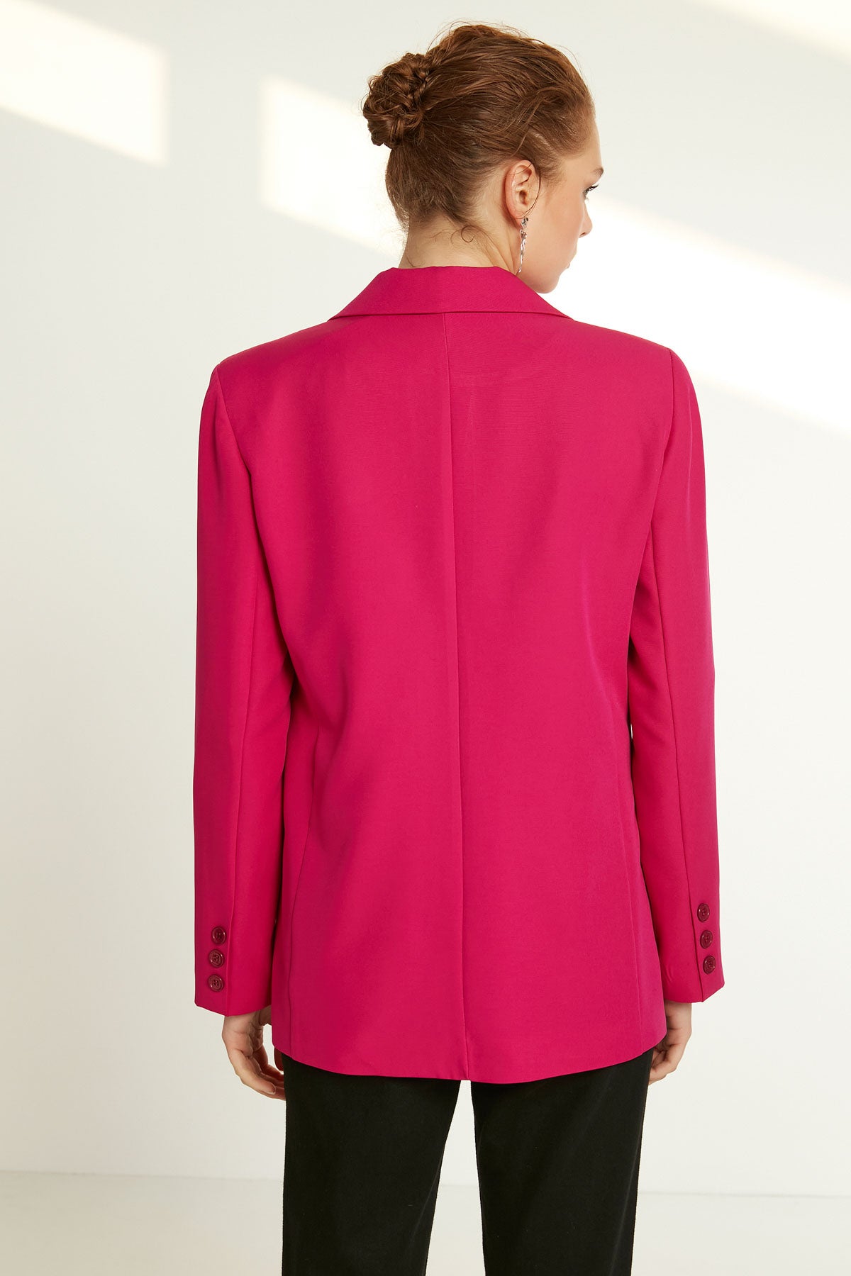 ONE BUTTON UP FRONT BLAZER JACKET