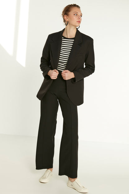 ONE BUTTON UP FRONT BLAZER JACKET