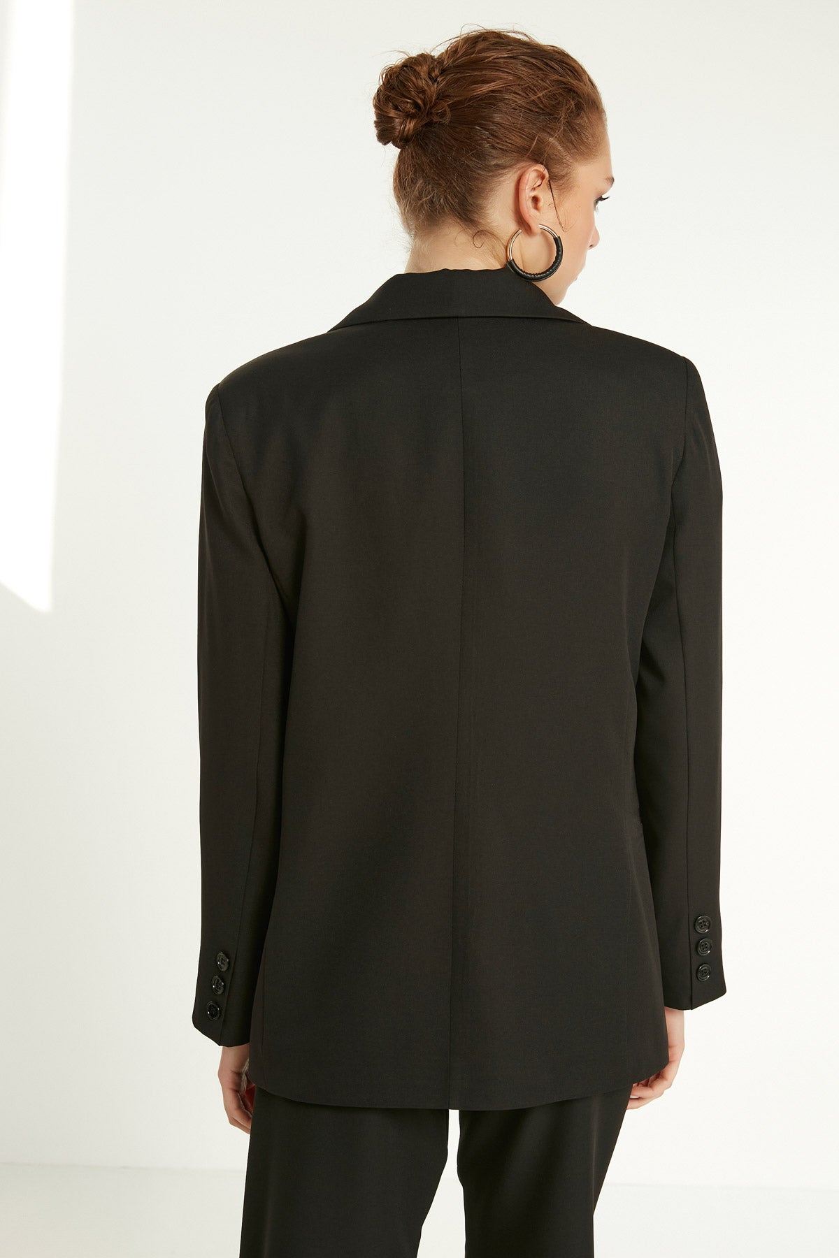 ONE BUTTON UP FRONT BLAZER JACKET