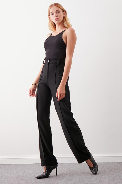 FULL TRACK TROUSERS WITH DETAILED BUTTONS