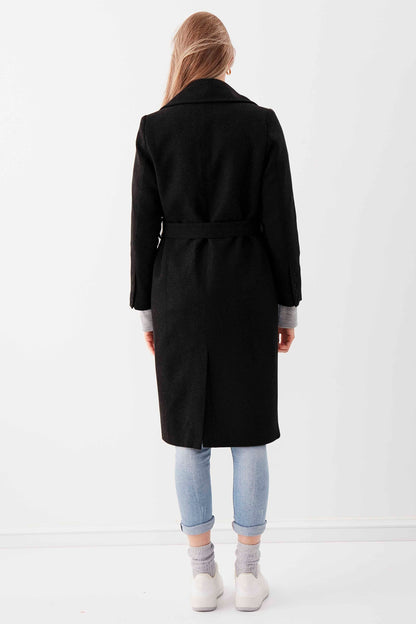 LONG JACKET WITH FRONT BUTTONS