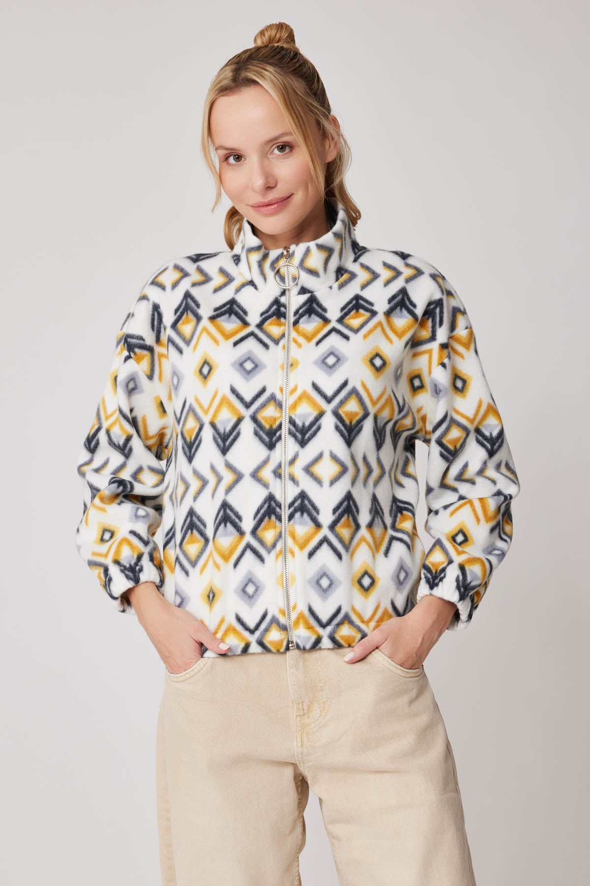 POLAR JACKET WITH ZIPPERED FRONT