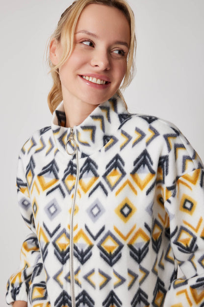 POLAR JACKET WITH ZIPPERED FRONT