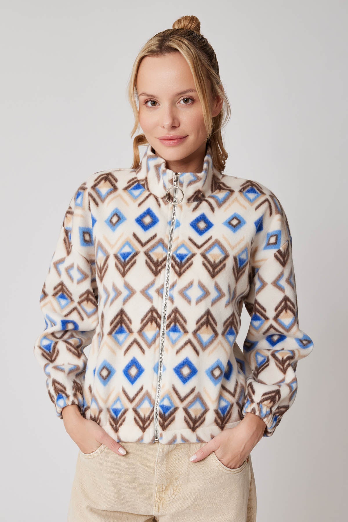 POLAR JACKET WITH ZIPPERED FRONT