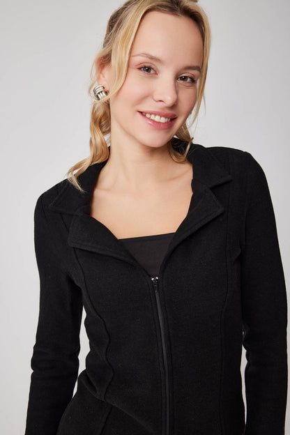 ZIPPERED JACKET